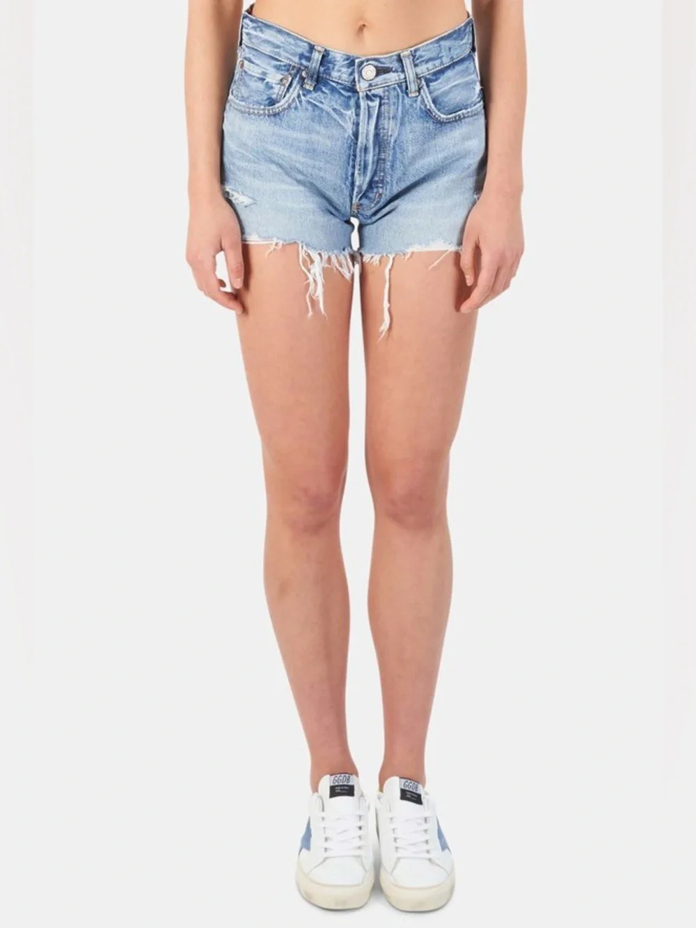 Moussy Vintage Shirley Shorts in Light Blue Size 30 EUC 139 - Picture 2 of 9